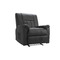 Fauteuil relax noir manuel Joey