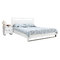 Lit design laqu&eacute; blanc 2 personnes 160x200 HALIFAX