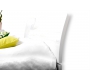 Lit design laqu&eacute; blanc 2 personnes 160x200 NOHA