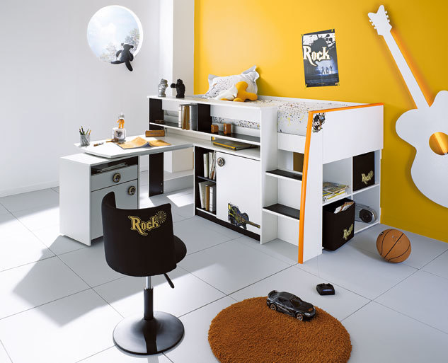Lit  mezzanine enfant ROCK