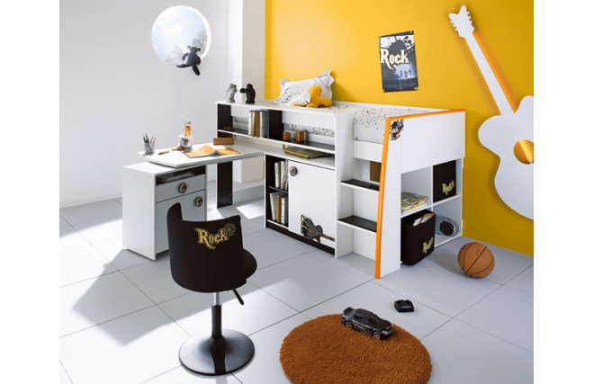 Lit  mezzanine enfant ROCK