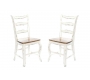 Lot de 2 chaises baroques blanches SOFIA