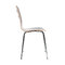 Lot de 2 chaises design cuisine bois noir TARA