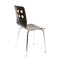 Lot de 2 chaises design cuisine bois noir TARA