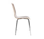Lot de 2 chaises design cuisine chocolat et noir ZENIA