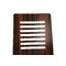 Lot de 2 chaises design cuisine chocolat et noir ZENIA
