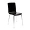 Lot de 2 chaises design cuisine noires NELLY