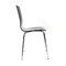 Lot de 2 chaises design cuisine noires NELLY