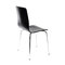 Lot de 2 chaises design cuisine noires NELLY