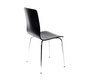 Lot de 2 chaises design cuisine noires NELLY