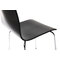 Lot de 2 chaises design cuisine noires NELLY