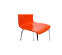 Lot de 2 chaises design cuisine oranges NELLY