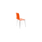 Lot de 2 chaises design cuisine oranges NELLY
