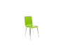 Lot de 2 chaises design cuisine vertes pomme NELLY