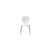 Lot de 2 chaises design empilables blanches NEW ABIGAIL