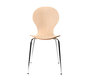 Lot de 2 chaises design empilables bois naturel NEW ABIGAIL