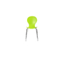 Lot de 2 chaises design empilables vertes pomme NEW ABIGAIL