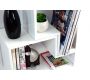 Lot de 2 &eacute;tag&egrave;res design blanche TETRIS