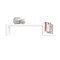 Lot de 2 &eacute;tag&egrave;res design blanches NEW TWIST