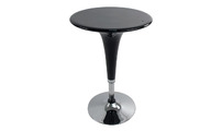 Lot de 2 tables de bar noires JOHN