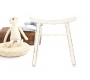 Lot de 2 tabourets baroques blancs ETALON