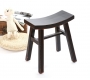 Lot de 2 tabourets baroques noirs ETALON