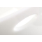 Lot de 2 tabourets blancs SATURNE carr&eacute; 
