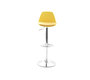 Lot de 2 tabourets de bar design jaunes STEEVY