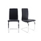 Lot de deux chaises design noires CARYS