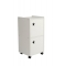 Meuble de rangement enfant 2 portes blanc ETOILE