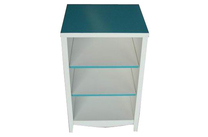 Meuble de rangement salle de bain TROPIC - coloris bleu lagon image pub1