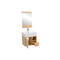 Meuble de salle de bain : vasque, meuble sous-vasque et miroir EVAN