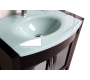Meuble de salle de bain : vasque, meuble sous-vasque et miroir THELIO