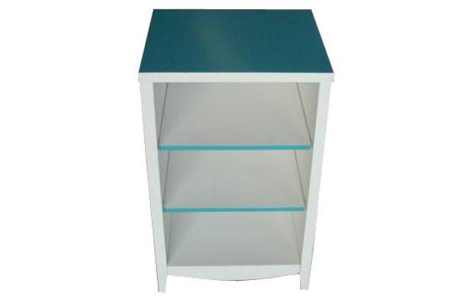 Meuble de salle de bains / rangement bleu turquoise Tropic