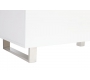 Meuble TV design laqu&eacute; blanc HALIFAX