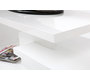 Meuble TV design laqu&eacute; blanc HALTON