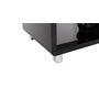 Meuble TV design laqu&eacute; noir PIXY