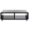 Meuble TV design laqu&eacute; noir PIXY