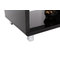 Meuble TV design laqu&eacute; noir PIXY