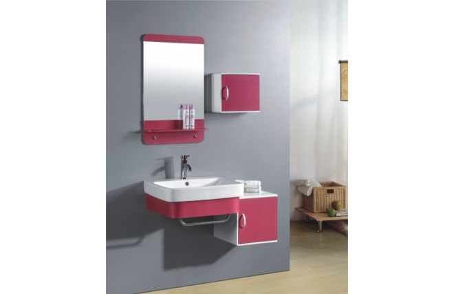 Meubles de salle de bain : vasque, meuble sous vasque et miroir IALY
