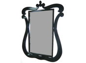 Miroir baroque noir Louisa