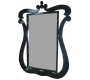 Miroir baroque noir Louisa