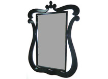 Miroir baroque noir Louisa