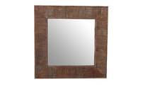 Miroir bois carr&eacute; GLADIA