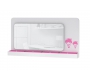 Miroir enfant rose et blanc MARCHANDE