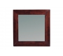 Miroir mural en bois 80 x 80 cm weng&eacute; Daffodil