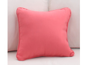 Petit coussin 40x40 coton Corail