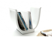 Porte-revues design blanc TULIP