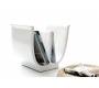Porte-revues design blanc TULIP