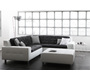 Pouf design blanc KINLEY